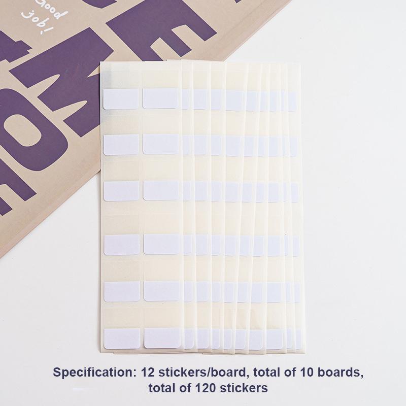 

120/240 листов Креативные индексные наклейки Категория Липкие заметки Студенческая простота Наклейки-этикетки Канцелярские товары Милые школьные принадлежности as the picture