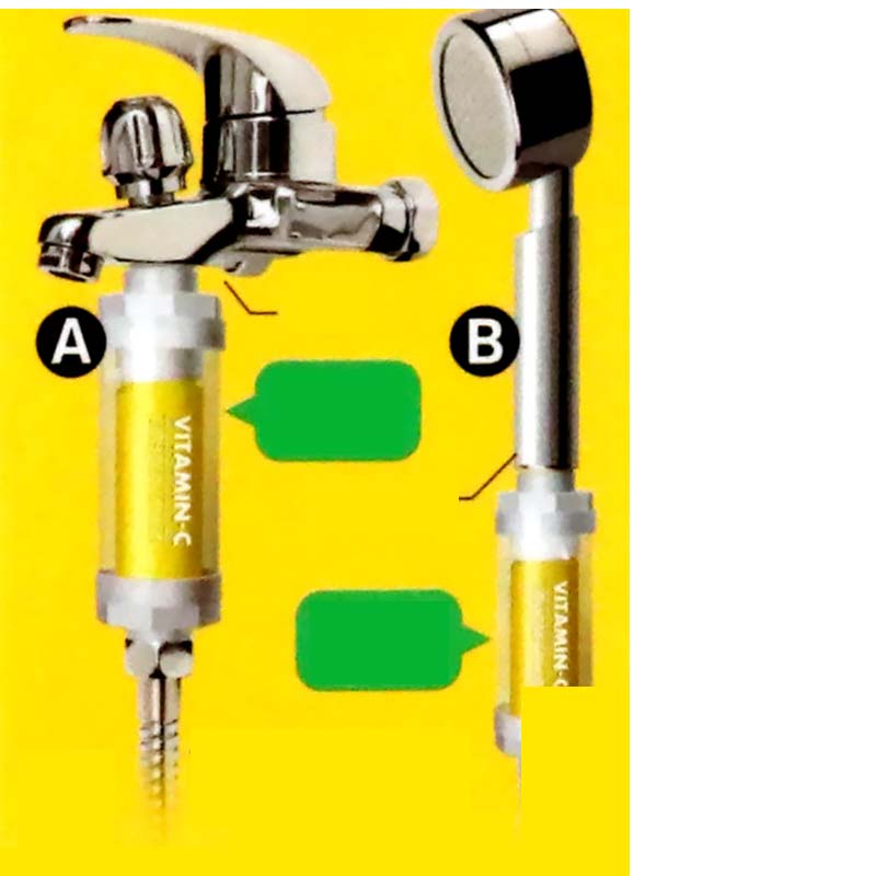 Filtre de douche à eau à vitamine C, filtre de pomme de douche aromatique, fabriqué en corée