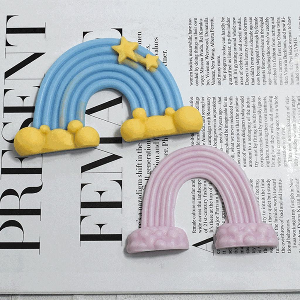 Silicone Candle Molds Rainbow Bridge Shaped Silicone Clay Moulds Resin Casting Mold Silicone Material Home Decorations