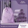 10 Rolls Purple Drawstring Trash Bags Thick Leak Proof Disposable For Kitchen Bathroom Home Trash Cans