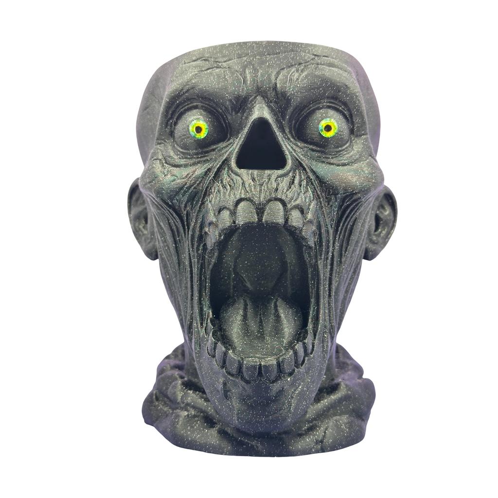 3D-gedruckter Halloween-Blumentopf, Gothic-Stifthalter, Horror-Dekoration für Zuhause