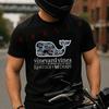 Vineyard Vines Men's Kentucky Derby Sticker Whale Fill Moto Men's Cotton T-shirt Summer Short S