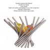 Fruit Vegetables Basket Bowl Stainless Steel Linear Countertop Fruit Bowl for Living Room and Office