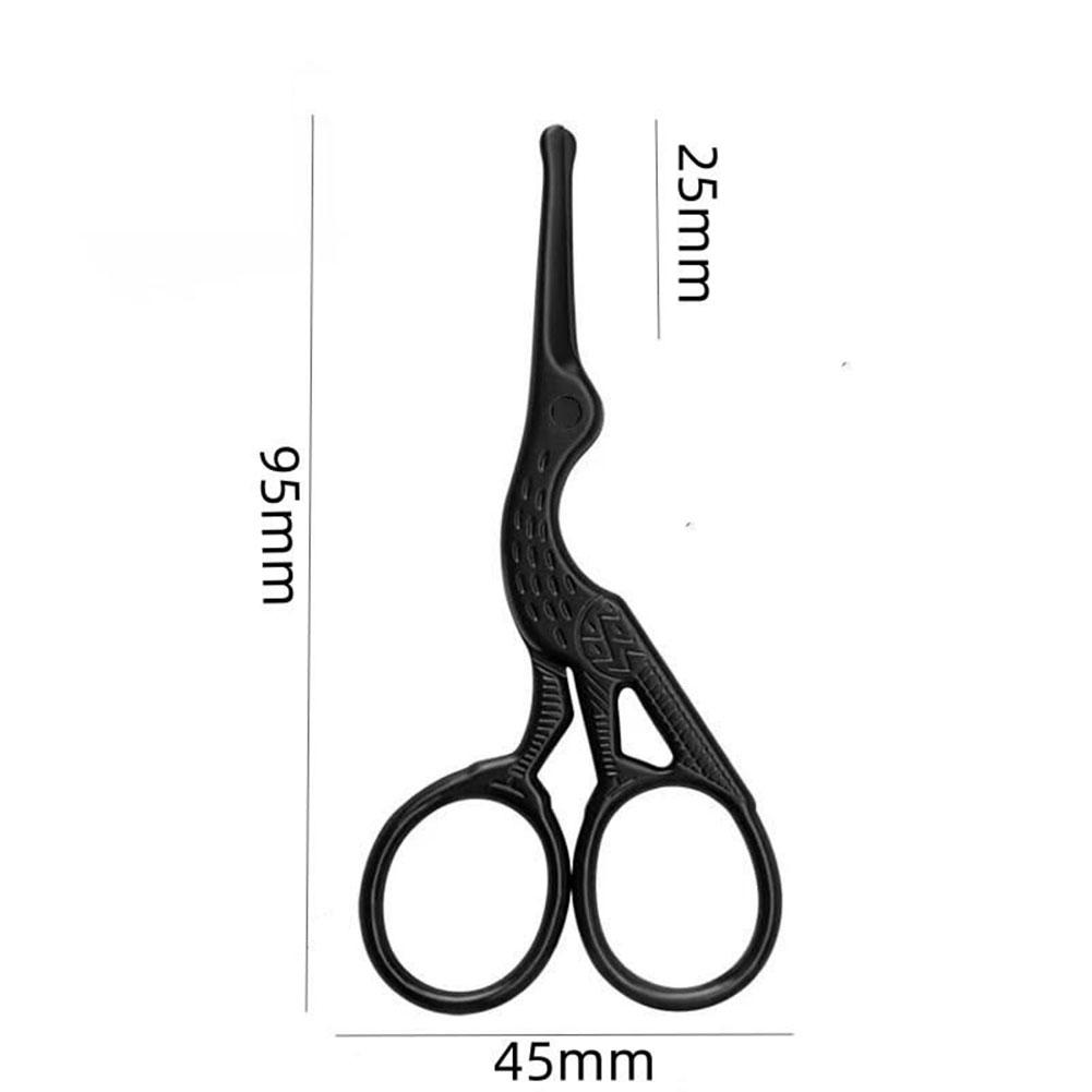 Round Tip Nose Scissors Nose Hair Trimming Scissors Round Head Nose Hair Cutting Man Facial Hair Scissors Makeup Beauty Tool