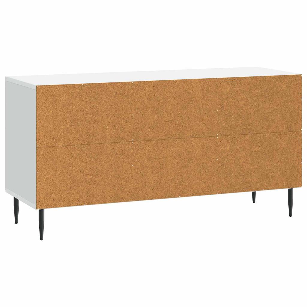 TV Stand White 99 x 34.5 x 50 cm Engineered Wood