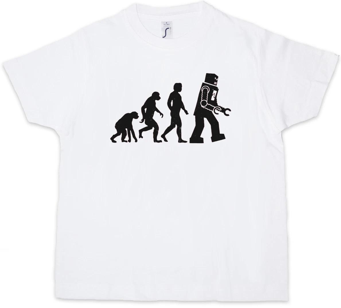 THE BIG ROBOT EVOLUTION BANG THEORY Kids Boys kids boys T-Shirt Sheldon Nerd Cooper Geek 140