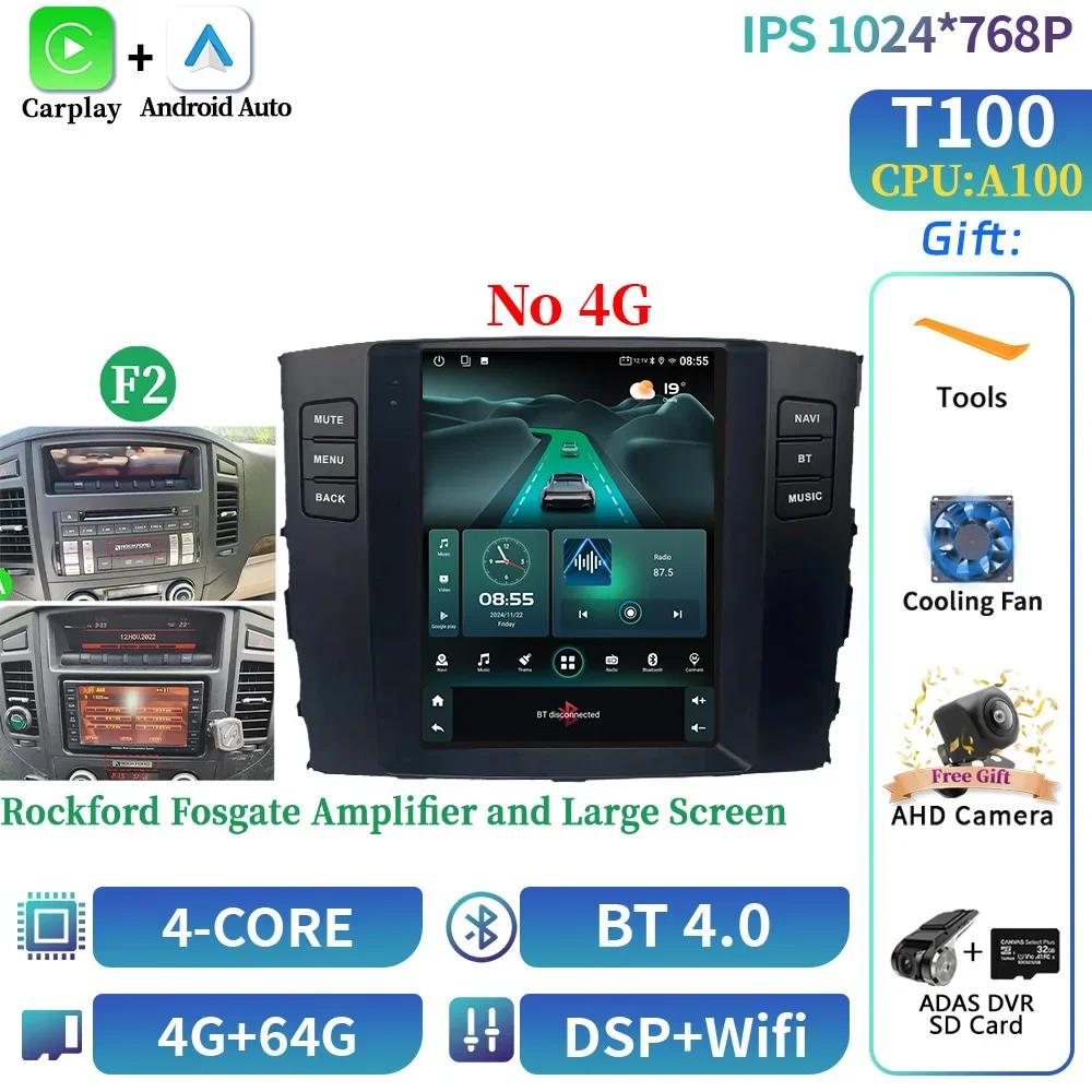 9.7" For Mitsubishi Pajero 4 V80 V90 2006-2014 Car Radio Navigation For Car Multimedia Video Player Navigation 4G Android Screen