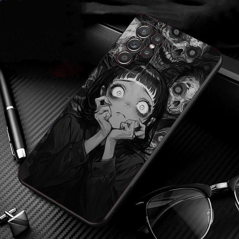 

Ghost Girl Art Phone Case For Samsung S25 S24 S23 S22 S21 Ultra S24 S23 S22 S21 Plus S24 S21 S20 FE S24Plus
