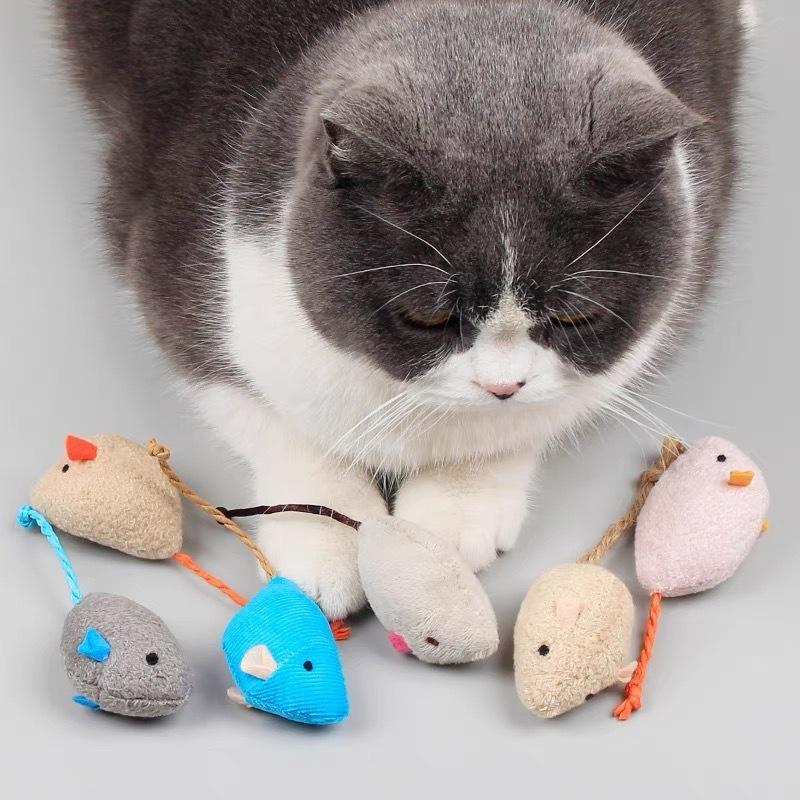 Toy Catnip Mice Cats Toys Fun Plush Mouse Cat Toy For Kitten