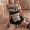 Original Erotic Lingerie Sexy Lace Seductive Maid Cosplay Maid Uniform Set 8773