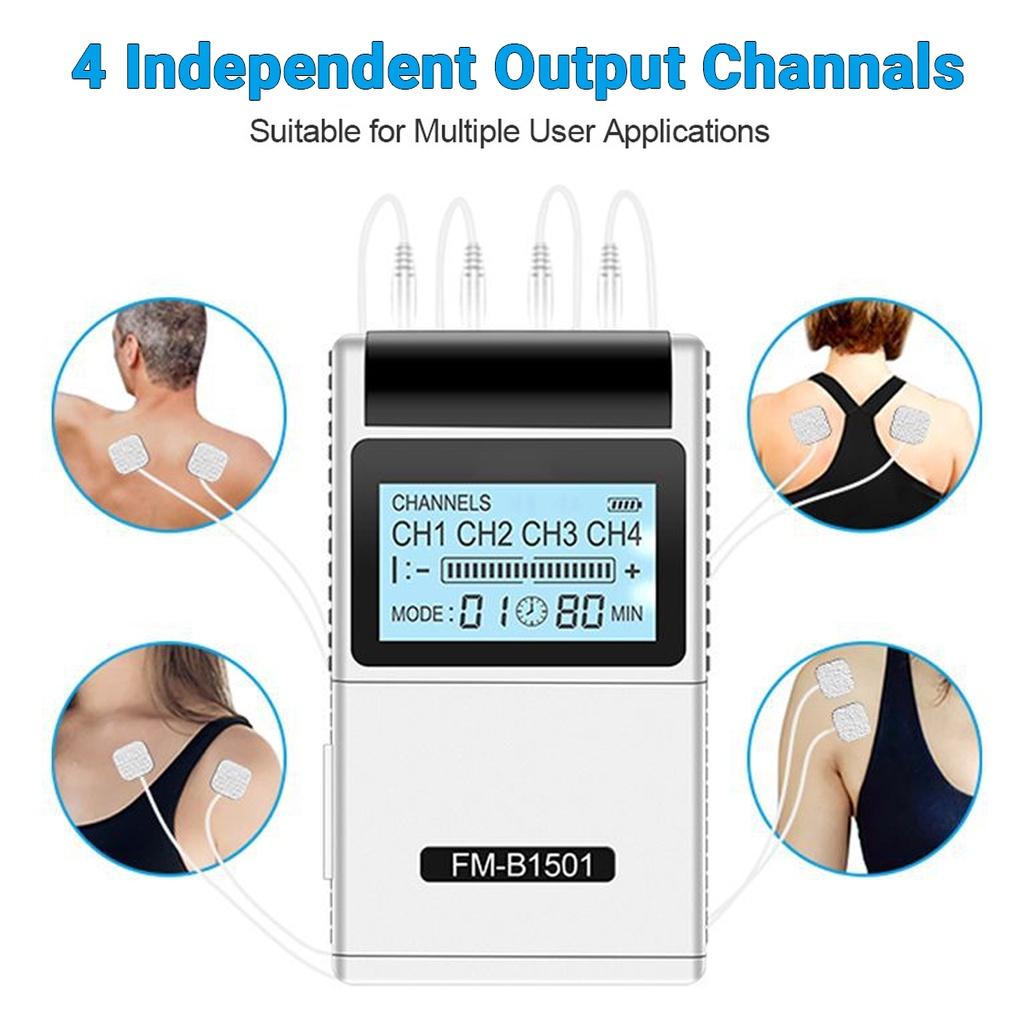20 Gears  Electrical TENS Machine Portable Pulse Massager Digital Therapy Full Massager Pain Relief Acupuncture