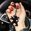 Car Accessories 3D Metal Car KeyChain Key Ring Chain Auto Styling For 308 408 508 RCZ 208 3008 2008 206 207 108 406 407 408 206 207 306 307
