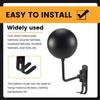 Classy-180° Motorcycle Helmet Rack, Rotation Metal Helmet Holder Wall Mount, Helmet Holder Bike With 2 Hooks Helmet Hanger