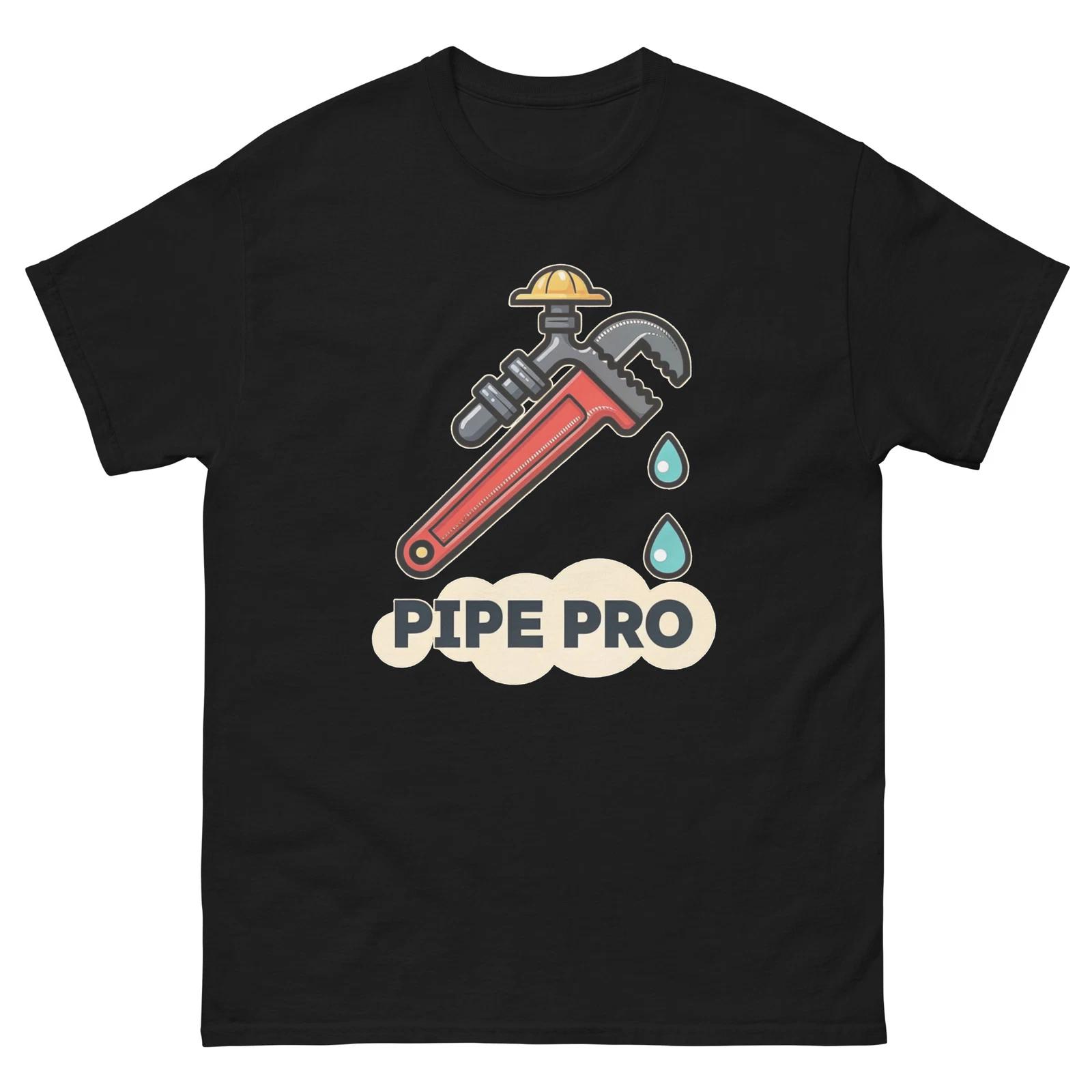 

Футболка с надписью Pipe Pro Occupation Job Professional S
