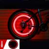 2ks Atmosférické uvítací světlo Nábojová lampa Auto Auto Kolo Moto Kolo Ventil pneumatik Dekorativní krytka ventilu Blesk Paprskové LED Neonová projekce