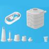1Set Wireless Rechargeable Air Inflator With LED Lamp Outdoor Inflatable Pumps for Outdoor and Home Use