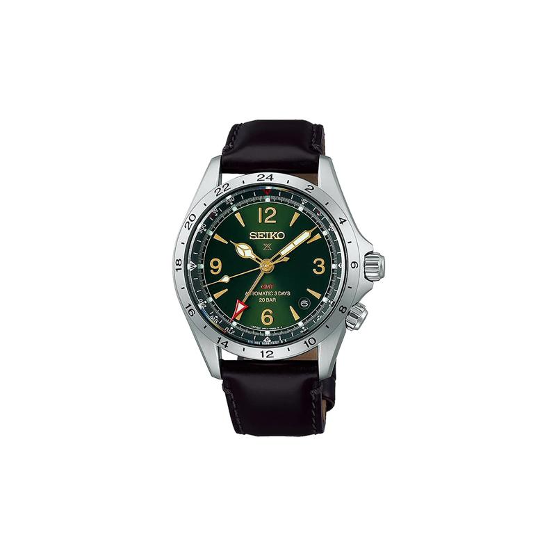 SEIKO Prospex watch automatic/manual mechanical movement leather strap green dial men s watch 200 meters waterproof SBEJ005 синий