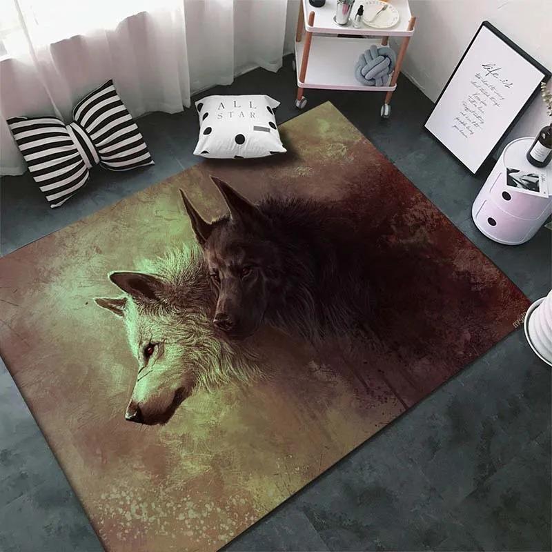 Wild Animal Wolf Floor Mat Door Front Decoration Home Living Room Floor Mat