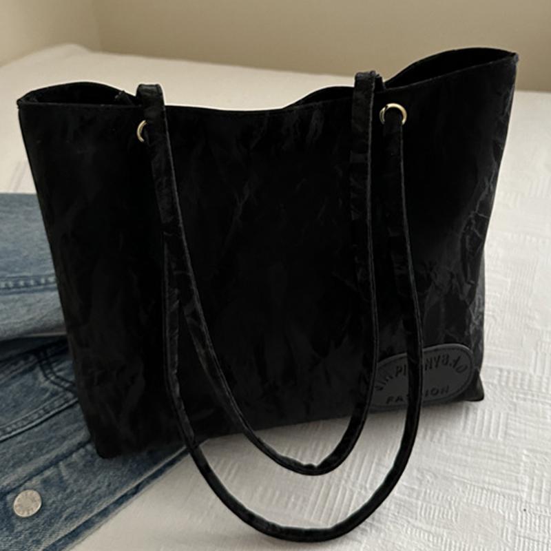 

Fashionable Casual Large Capacity Bag For Women Shoulder Bag Tote Bag срібний