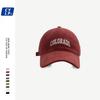 Hat female autumn and winter couple street letter embroidery baseball cap cap male