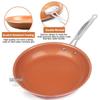 Patelnie miedziane z powłoką ceramiczną, patelnie do gotowania indukcyjnego, garnek do gotowania, patelnia nieprzywierająca, patelnia kuchenna