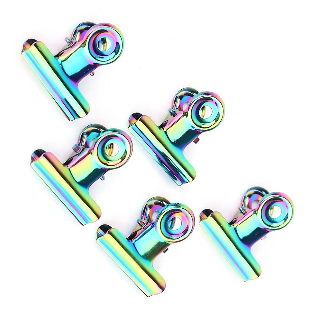 5pcs Stainless Curve C Nail Extension Clips Multifunctional Nail Art Accessories