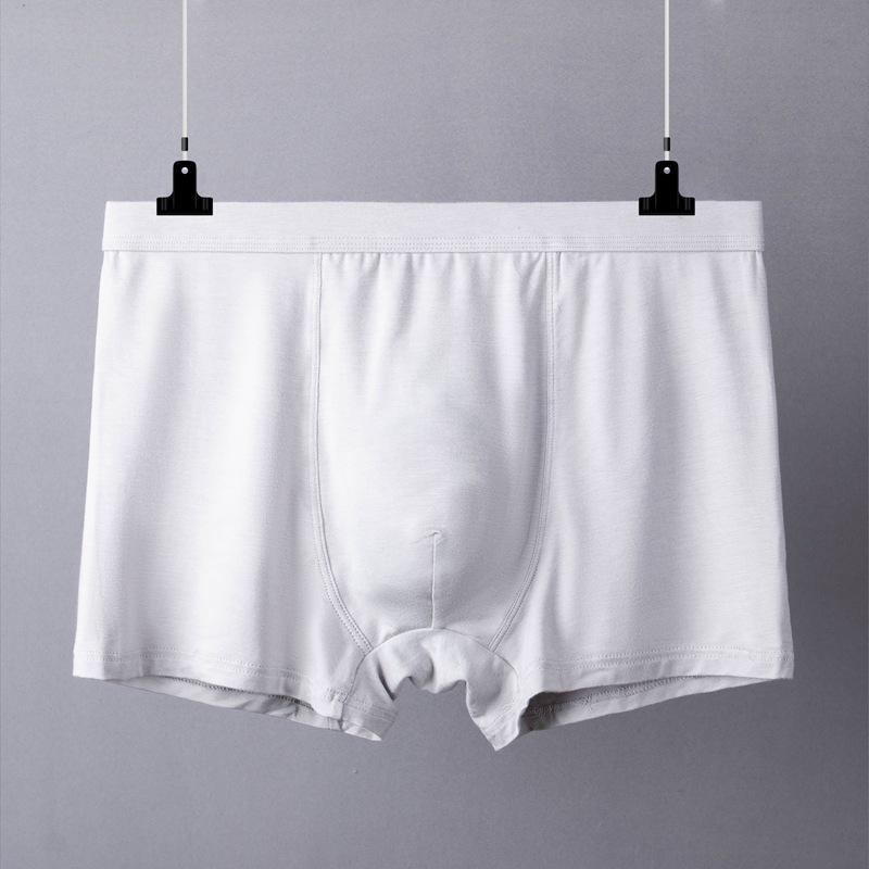 Men Underwear Male Boxer Solid Panties Shorts Men's Modal Underpants Breathable Intimate Man Boxers Large Big Size