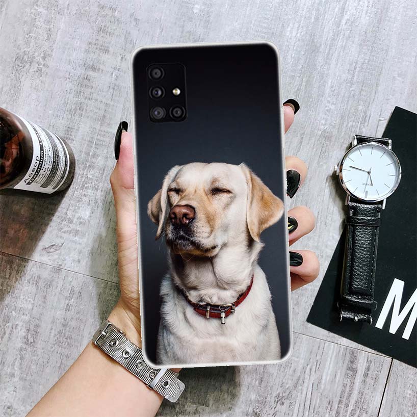 

Чехол для телефона с лабрадором-ретривером для Samsung Galaxy A12 A22 A32 A42 A52 A72 A51 A71 5G A41 A31 A21 A02S M12 M21 M31 M30S Samsung A21S