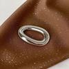 Stainless Steel O Shape Brooches Gold Silver Color O Shape Metal Brooch Pin Geometric Design Geometric Brooches For Women