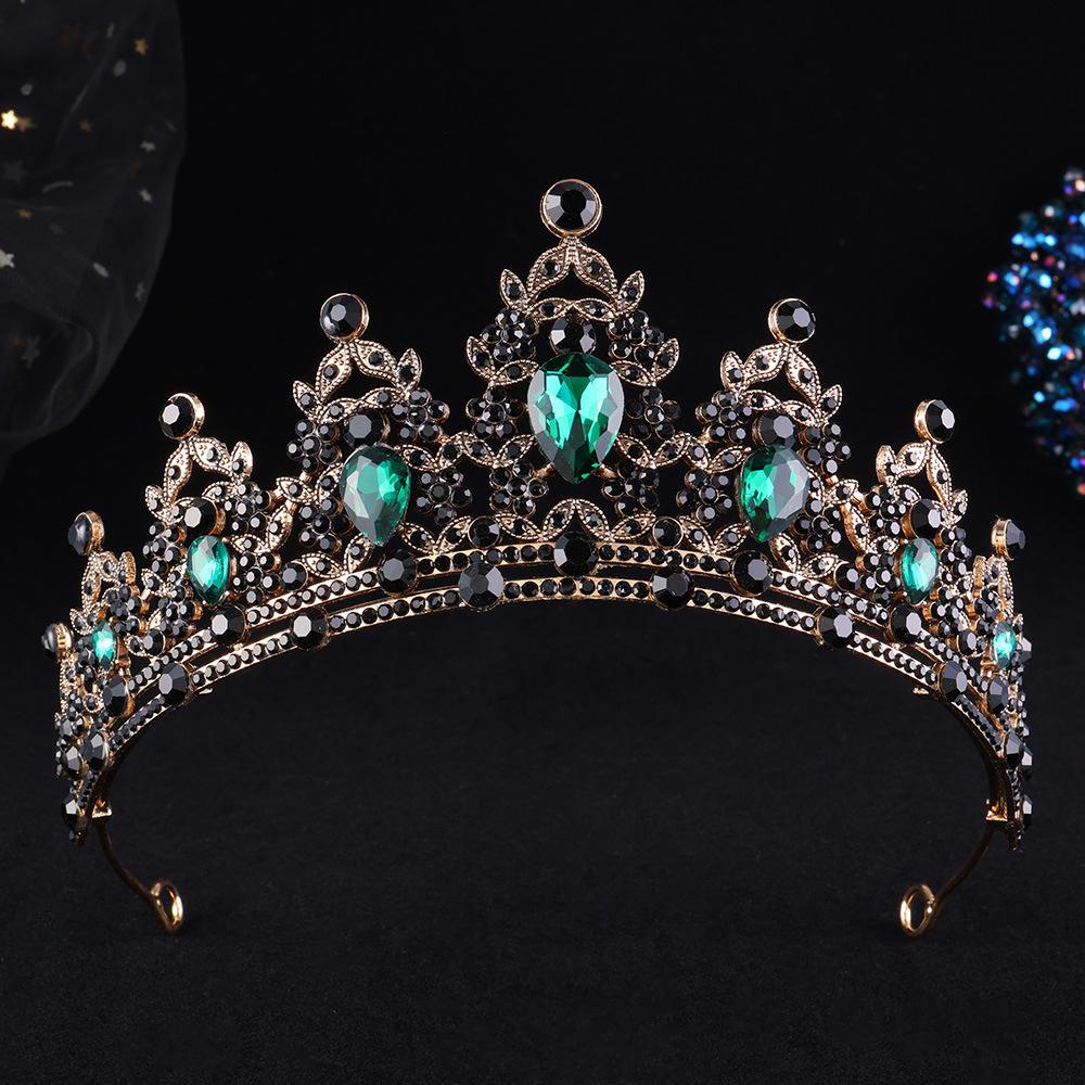 DIEZI 21 Colors Luxury Elegant Crystal Crown Hair Accessories Tiara For Women Party Rhinestone Bridal Crown New Hair Jewelry