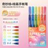 LANGUO 99/4 Colors Glitter Effects Large Capacity Gel Pen 1.0mm/0.5mm Writing Pen Painting Drawing Art Markers School Supplies