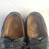 Rockport Italy Wingtip Business Shoes Black 8 EEE 26.0(USED)
