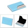 Creative Holder Metal Leather Box Cover Credit Business Multi Card Case Wallet