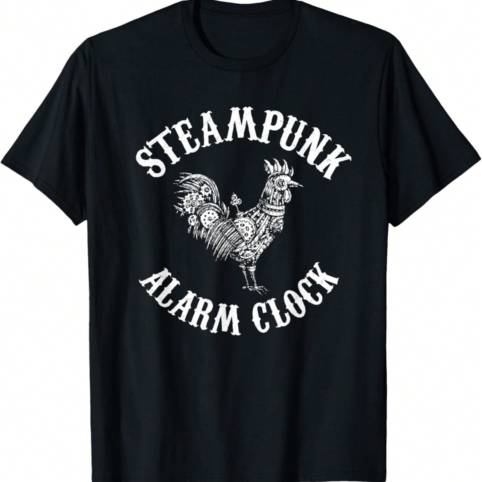 Steampunk Alarm Clock T-Shirt S разноцветный