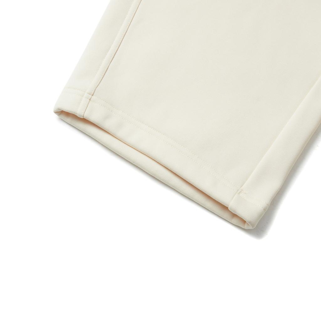 Li Ning Fitness Series Casual Warm Fleece Knitted Sports Pants Women Bottoms Swan-White AKLUC66-4