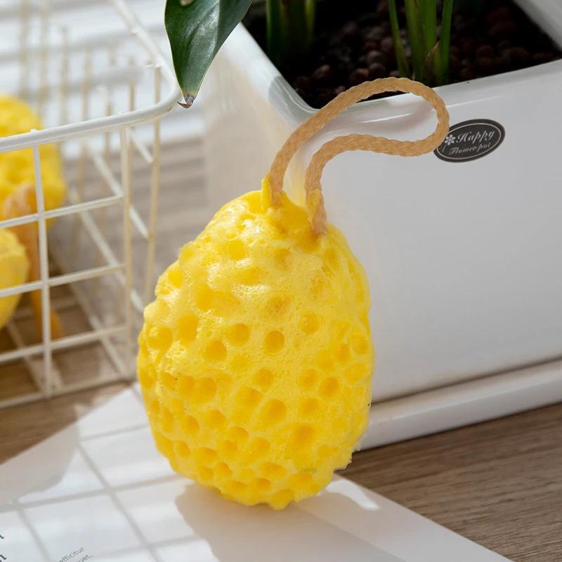 Honeycomb Bath Ball Natural Sea Wool Replacement Dead Skin Remover Cleaning Foam Washing Massager Pouf Shower Exfoliating Sponge