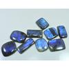 345Cts. Natural Labradorite Blue Flash Cabochon Loose Gemstone 09 Pcs Lot LL-1074