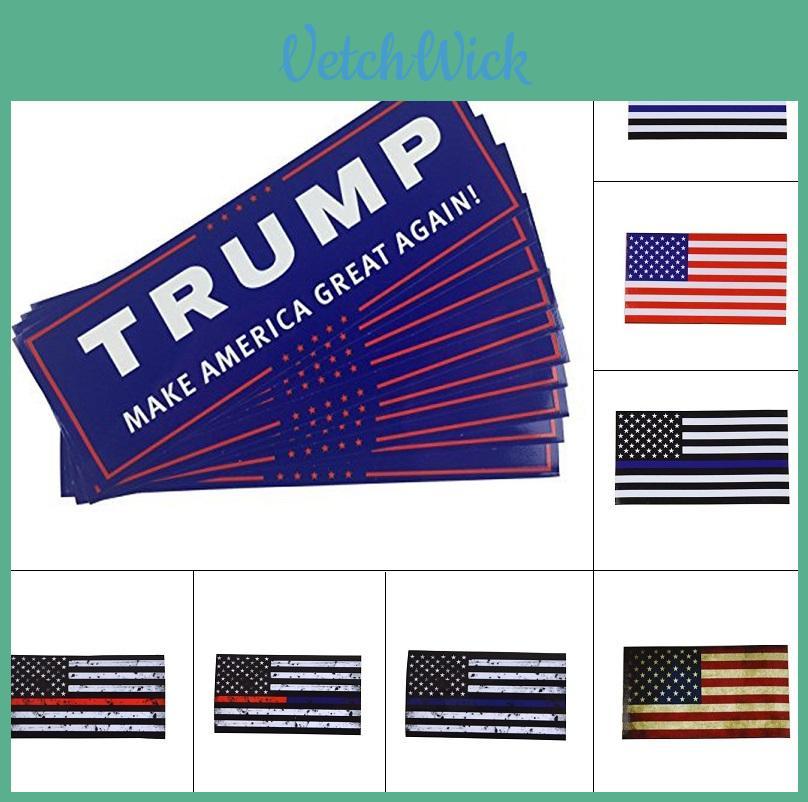 Us Flag Car Sticker Pvc Reflective Decal For Vehicle Decor And Customization