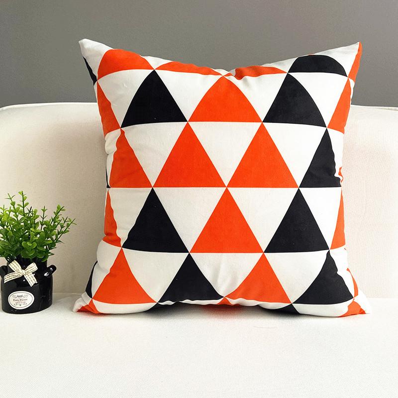 Home Nordic Throw Pillow Cover Sofa Cushion Cover Car Thickened Short Plush Cushion Cover No Pillowcase