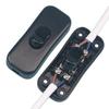 Double-Gang Dual-Control Rocker Switch with Light for Bedside and Desk Lamps