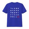Mens Korean Alphabet Hangul Matrix T Shirt Black Large vintage Washed homme Versatile Breathable Soft streetwear Stylish