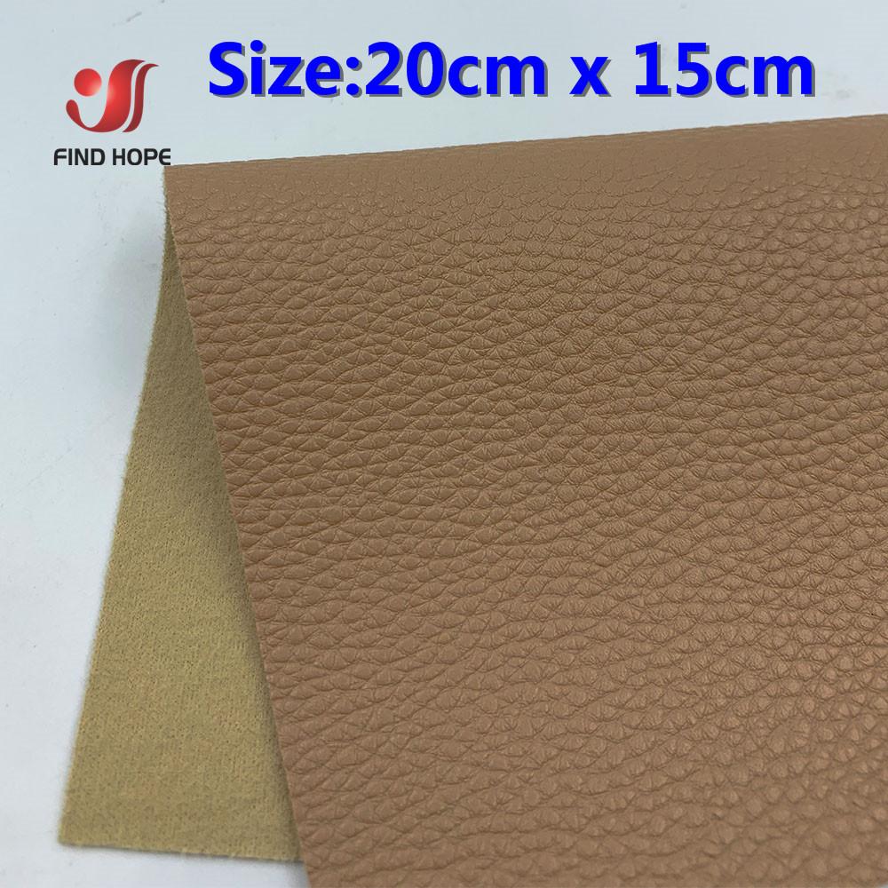 Lychee Pattern PU Leatherette Sewing Fabric Faux Leather Synthetic DIY Craft Brooch Bows Handmade Earring Making Doll Sheet