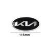 BBEF9 Car Front Hood Emblem Rear Trunk Badge Sticker For KIA Sportage Ceed Sorento Cerato Optima Picanto Rio Soul Car Accessories