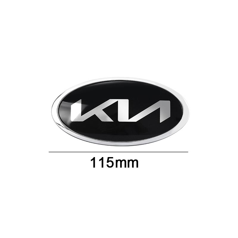 BBEF9 Car Front Hood Emblem Rear Trunk Badge Sticker For KIA Sportage Ceed Sorento Cerato Optima Picanto Rio Soul Car Accessories