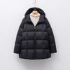 Fleece Medium and Long Bread Jacket Down Jacket Women's Hooded Thickened Winter Coat