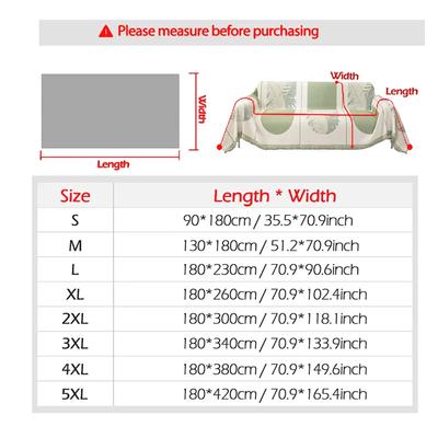 Sofa Cushion With Tassel Cover Cloth Towel Anti Slip Dustproof Integrated Anti Slip Cartoon Cute Bear Comfortable Home Item