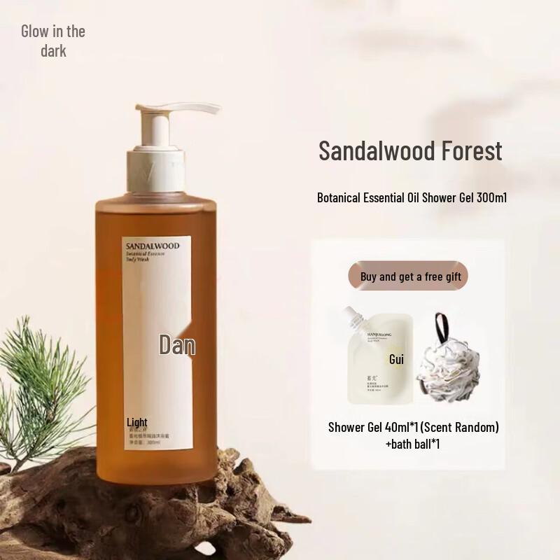 Glow-Infused Botanical Scented Shower Gel