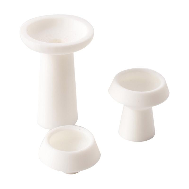 

3PCS Miniature Flower Pot for 1/12 Doll House Accessories Flower Arrangement Flowerpot for Creative Activity Essential белый