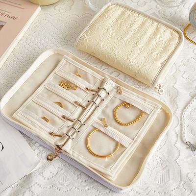 Fashion Travel Jewelry Organizer Large Capacity Necklace Storage Pouch  Jewelry Storage