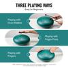 Steel Tongue Drum 12 in 13 Notes Rain Drum for Outside C Major Green